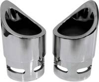 Baron Custom Accessories - Baron Custom Accessories Family Jewel Exhaust Tips - Mini Scalloped - Chrome - BA-1100-02 - Image 3