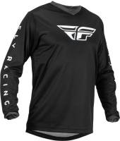 Fly Racing - Fly Racing F-16 Jersey - 376-921M - Black/White - Medium - Image 1