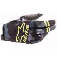 Alpinestars - Alpinestars Radar Gloves - 3561821-9155-XXL - Gray Camo/Yellow Fluo - 2XL - Image 1