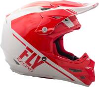 Fly Racing - Fly Racing F2 Carbon Rewire Helmet - 73-4162-5-X - Red/Gray - X-Large - Image 2