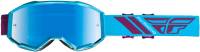 Fly Racing - Fly Racing Zone Goggles - 37-5147 - Blue/Purple / Blue Mirror/Smoke Lens - OSFM - Image 1