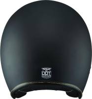 Fly Racing - Fly Racing .38 Solid Helmet - 73-8231S - Matte Black - Small - Image 2