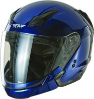 Fly Racing - Fly Racing Tourist Solid Helmet - F73-8103~4 - Blue - Large - Image 1