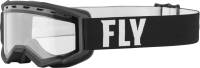 Fly Racing - Fly Racing Focus Snow Youth Goggles - 37-50160 - Black/White / Clear Lens - OSFM - Image 1