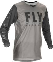 Fly Racing - Fly Racing Kinetic Mesh Jersey - 374-316L - Light Gray/Dark Gray - Large - Image 1