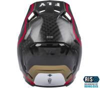 Fly Racing - Fly Racing Formula Carbon Axon Helmet - 73-4422XS - Black/Red/Khaki - X-Small - Image 2