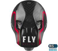 Fly Racing - Fly Racing Formula Carbon Axon Helmet - 73-4422XS - Black/Red/Khaki - X-Small - Image 3