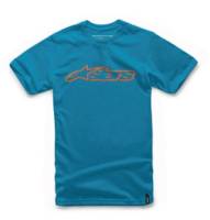 Alpinestars - Alpinestars Blaze T-Shirt - 1032-72032-7640-LG - Turquoise/Orange - Large - Image 1