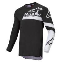 Alpinestars - Alpinestars Fluid Chaser Jersey - 3762422-12-L - Black/White - Large - Image 1