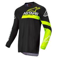 Alpinestars - Alpinestars Fluid Chaser Jersey - 3762422-155-L - Black/Yellow Fluo - Large - Image 1