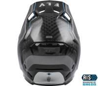 Fly Racing - Fly Racing Formula Carbon Axon Helmet - 73-4423M - Black/Gray/Blue - Medium - Image 2