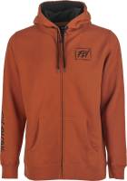 Fly Racing - Fly Racing Fly Lite Zip Up Hoodie - 354-0172L - Rust - Large - Image 1