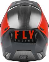 Fly Racing - Fly Racing Kinetic Straight Edge Youth Helmet - 73-8635YM - Red/Black/Gray - Medium - Image 2