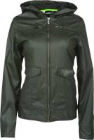 Fly Racing - Fly Racing Waxed Womens Jacket - 358-5100M - Black - Medium - Image 1