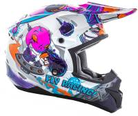 Fly Racing - Fly Racing Kinetic Invasion Youth Helmet - XF73-3452YL - Pink - Large - Image 2