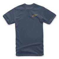 Alpinestars - Alpinestars Neu Ageless T-Shirt - 1018-72012-7059-L - Navy/Gold - Large - Image 1