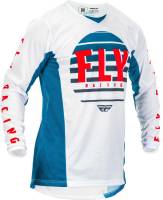 Fly Racing - Fly Racing Kinetic K220 Youth Jersey - 373-521YM - Blue/White/Red - Medium - Image 1