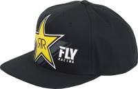 Fly Racing - Fly Racing Fly Rockstar Hat - 351-0870 - Black - OSFA - Image 1