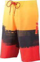 Fly Racing - Fly Racing Paint Slinger Board Shorts - 353-19438 - Red/Yellow - 38 - Image 1