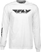 Fly Racing - Fly Racing Fly Corporate Long Sleeve Shirt - 352-4144X - White - X-Large - Image 1