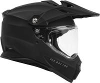 Fly Racing - Fly Racing Trekker Solid Helmet - 73-7021L - Matte Black - Large - Image 4