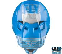 Fly Racing - Fly Racing Formula CC Primary Youth Helmets - 73-4303YL - Blue/Gray - Large - Image 3