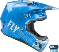 Fly Racing - Fly Racing Formula CC Primary Youth Helmets - 73-4303YL - Blue/Gray - Large - Image 4