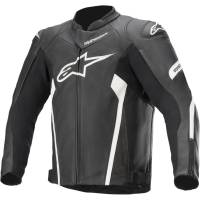 Alpinestars - Alpinestars Faster V2 Leather Jacket - 3103521-12-54 - Black/White - 54 - Image 1