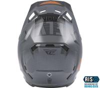 Fly Racing - Fly Racing Formula CC Primary Youth Helmets - 73-4308YL - Gray/Orange - Large - Image 2