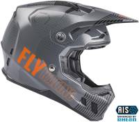 Fly Racing - Fly Racing Formula CC Primary Youth Helmets - 73-4308YL - Gray/Orange - Large - Image 4