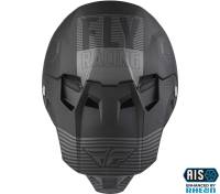 Fly Racing - Fly Racing Formula CC Primary Helmet - 73-4305S - Matte Gray/Black - Small - Image 3