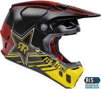 Fly Racing - Fly Racing Formula CC Rockstar Helmet - 73-4309L - Black/Red/Yellow - Large - Image 4