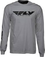 Fly Racing - Fly Racing Fly Corporate Long Sleeve Shirt - 352-4146L - Gray - Large - Image 1