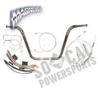 Magnum - Magnum Caliber Ape Hanger Handlebar Installation Kit - 12in. - Chrome - 38825-112 - Image 1