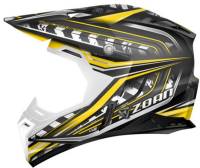 Zoan - Zoan Synchrony MX Monster Graphics Helmet - 521-134 - Black/Yellow - Small - Image 1