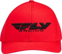 Fly Racing - Fly Racing Podium Youth Hat - 351-0382Y - Red - OSFM - Image 2