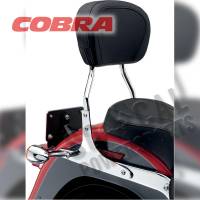 Cobra - Cobra Short Round Sissy Bar - Chrome - 602-1301 - Image 2