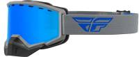 Fly Racing - Fly Racing Focus Snow Goggles - 37-50076 - Black/Gray/Blue / Sky Blue Mirror/Smoke Lens - OSFM - Image 1