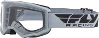 Fly Racing - Fly Racing Focus Goggles - 37-5105 - Gray / Clear Lens - OSFM - Image 1