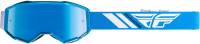 Fly Racing - Fly Racing Zone Goggles - 37-5145 - Blue / Sky Blue Mirror/Smoke Lens - OSFM - Image 1