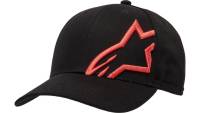 Alpinestars - Alpinestars Corp Snap 2 Hat - 1211810091523OS - Black/Red - OSFM - Image 1