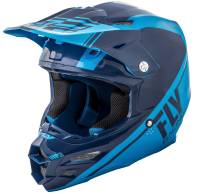 Fly Racing - Fly Racing F2 Carbon Rewire Helmet - 73-4163-3-M - Navy Blue/Light Blue - Medium - Image 1