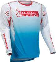 Moose Racing - Moose Racing Agroid Jersey - 2910-6990 - Red/White/Blue - Large - Image 1