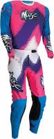 Moose Racing - Moose Racing Agroid Retro Graphics Jersey - 2910-6380 - Pink/Blue/Purple - Small - Image 2