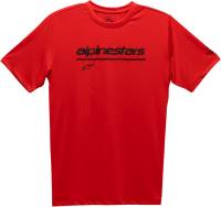 Alpinestars - Alpinestars Tech Line Up Performance T-Shirt - 12117380030XL - Red - X-Large - Image 1