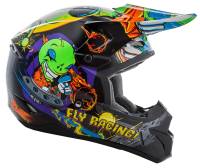 Fly Racing - Fly Racing Kinetic Invasion Youth Helmet - 73-3453YL - Green - Large - Image 2