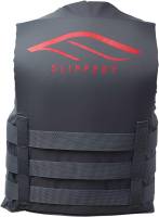 Slippery - Slippery Hydro Nylon Vest - 3240-0864 - Charcoal/Red - 2XL-3XL - Image 2