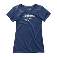 Alpinestars - Alpinestars Heritage Blaze Womens T-Shirt - 1W387300470XL - Navy - X-Large - Image 1