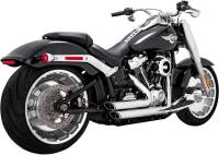 Vance & Hines - Vance & Hines Shortshots Staggered Exhaust System - Chrome - 17235 - Image 1