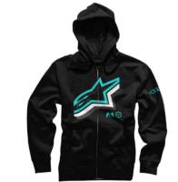 Alpinestars - Alpinestars Halogen Zip Hoody - 10365301210XL - Black - X-Large - Image 1